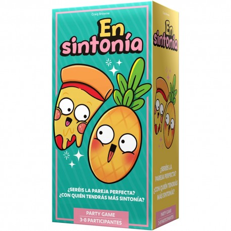 Boîte et détails du jeu de société En sintonía