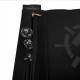 Tapis de dés noir ENHANCE avec 7 dés acryliques