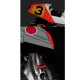 Folhas adesivas Hasegawa vermelho fluorescente