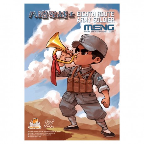 Figurine de Soldat de l'Armée de la Huitième Route par Meng