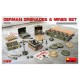 Ensemble de maquettes de grenades et mines allemandes 1/35 de MiniArt