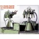 Modèle M-4 Quad Maxim à l'échelle 1/35 avec pièces photodécoupées