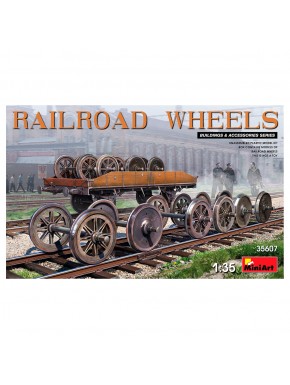 Maquette de roues de chemin de fer 1/35 MiniArt