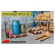 Kit de maquettes MiniArt avec transpalettes et palettes