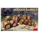 Maquette de tonneaux en bois MiniArt échelle 1/35