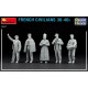 Figuras de civis franceses 30-40s MiniArt