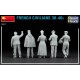 Figuras de civis franceses 30-40s MiniArt
