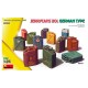 Kit de modelos de bidones Jerrycans 20L MiniArt