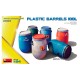 Kit de barils en plastique 100L à l'échelle 1/24 de MiniArt