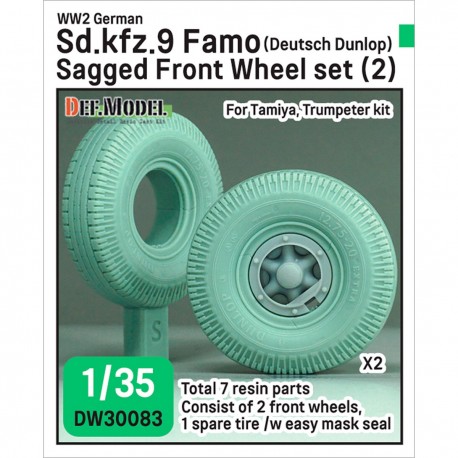 Set de ruedas delanteras Sd.kfz.9 Famo WW2 1/35