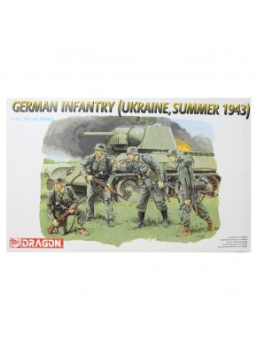 Caixa Infantaria Alemã Ucrânia Verão 1943 Dragon