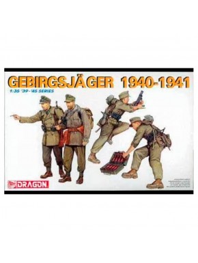 Conjunto de figuras Gebirgsjäger 1940-1941 em escala 1/35