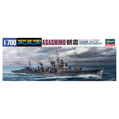 Maquete do IJN Asashimo em escala 1/700 da Hasegawa