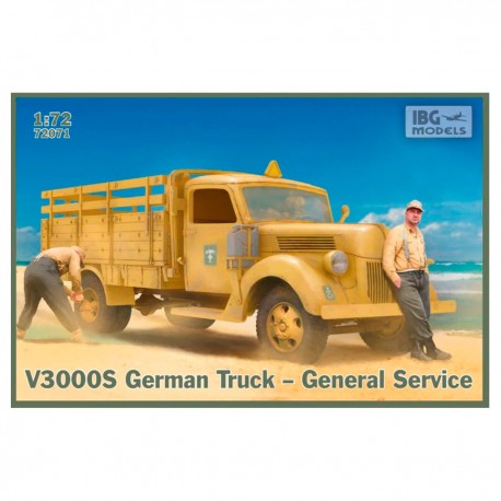 Modèle à l'échelle 1/72 du camion allemand V3000S par IBG Models