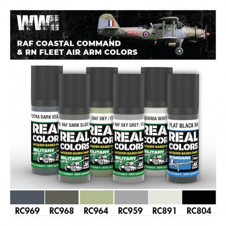 Ensemble couleurs camouflage WWII RAF Coastal Command par AK-Interactive