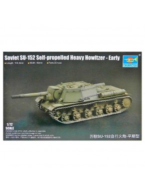 Maquete Howitzer Soviético SU-152 1/72 da Trumpeter