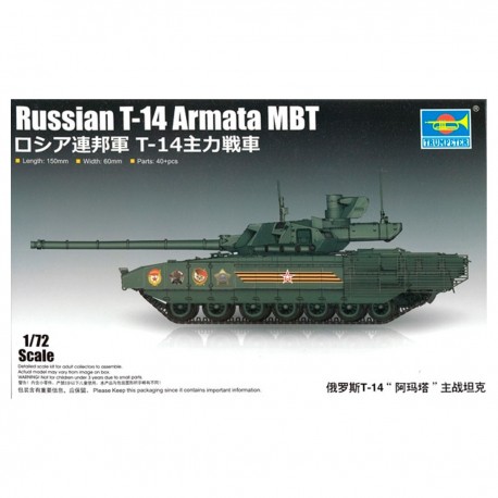 Maqueta del tanque ruso T-14 Armata de Trumpeter 1/72