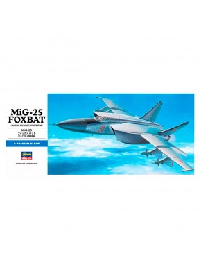 Kit de maquete Mig-25 Foxbat 1:72 da Hasegawa