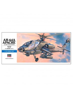 Modelo em escala AH-64A Apache Hasegawa 1:72