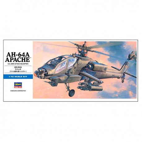 Maquette Hasegawa échelle 1:72 AH-64A Apache
