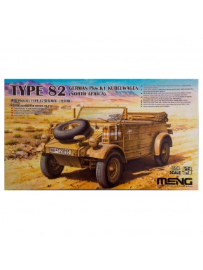 Kit de modelo a escala 1/35 del Kübelwagen Type 82 de Meng