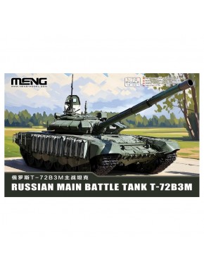 Modelo de tanque ruso T-72B3M a escala 1/72 de MENG