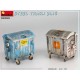 Maquette de poubelles en acier MiniArt