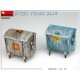 Maquette de poubelles en acier MiniArt