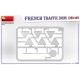 Maqueta de señales de tráfico francesas 1930-40 MiniArt