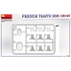 Maqueta de señales de tráfico francesas 1930-40 MiniArt