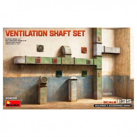 Ensemble de conduits de ventilation MiniArt 1:35