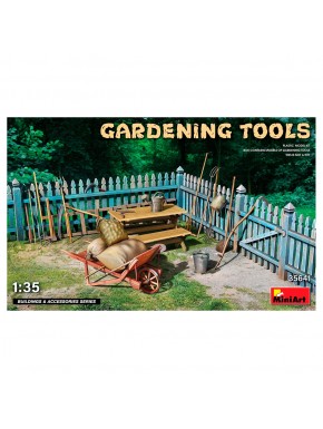 Maqueta herramientas jardinería MiniArt 1/35