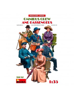 Kit de modelos 1/35 Omnibus Crew And Passengers