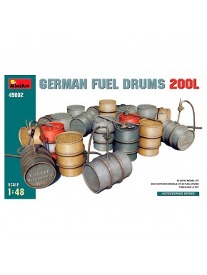 Maquette bidons de carburant allemands 200l échelle