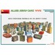 Maquette bidons Alliés WWII échelle 1:48