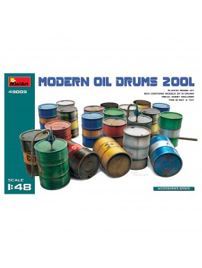 Kit de modelos de tambores de aceite modernos 1/48