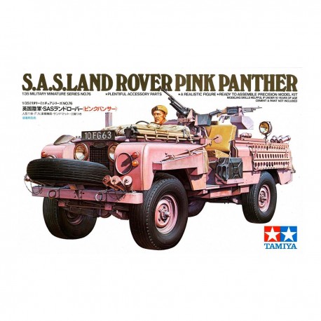 Modelo Land Rover Pantera Rosa Tamiya S.A.S. 1/35