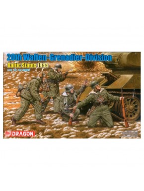 Figura escala 1/35 20ª Divisão Waffen-Grenadier 1944