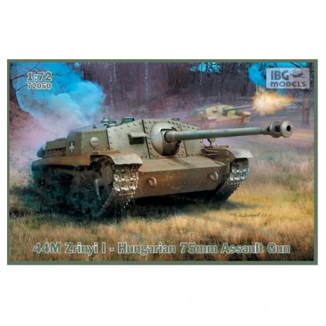 Maquete do canhão de assalto 44M Zrinyi I 1/72