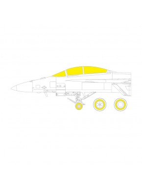 Máscara F/A-18F TFace 1/32 da Eduard
