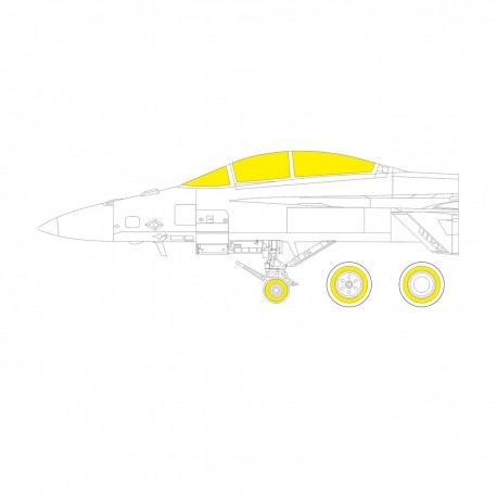 Masque F/A-18F TFace 1/32 Eduard