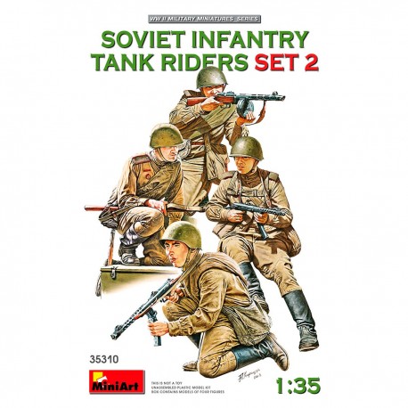 Figurines infanterie soviétique 1/35 par MiniArt