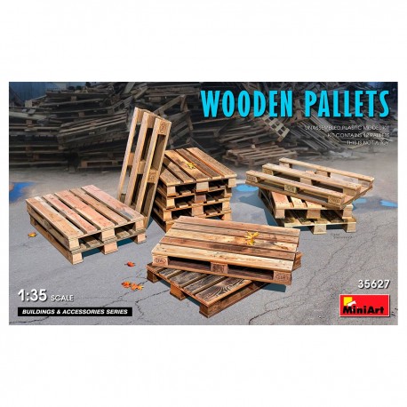 Kit de palettes en bois 1/35 MiniArt