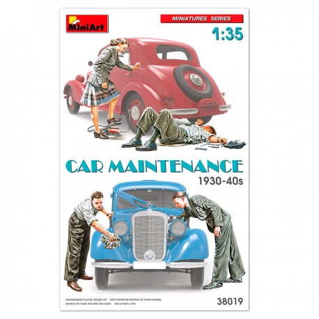 Kit de manutenção de carros MiniArt escala 1/35
