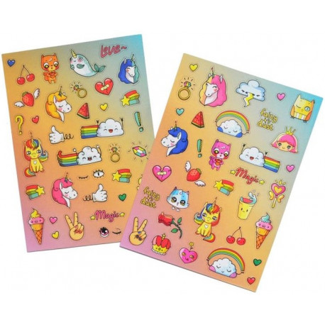Ensemble d'aimants Licorne Kawaii