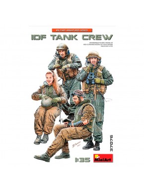 Kit de figuras da tripulação de tanque IDF 1/35 MiniArt
