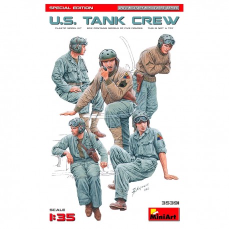 Set modèle équipage de char 1/35 MiniArt