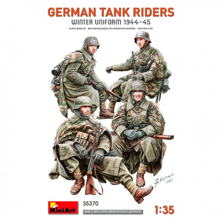 Kit de figurines allemandes 1/35 uniforme hiver 1944