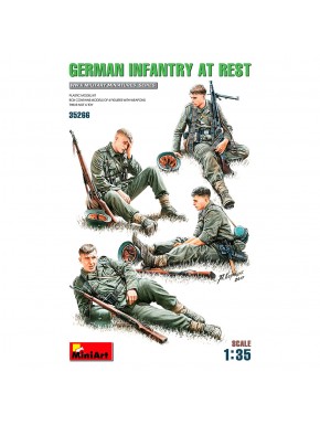 Maquette d'infanterie allemande au repos 1/35
