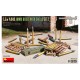 Maqueta 7.5cm Pak40 con cajas de munición y proyectiles